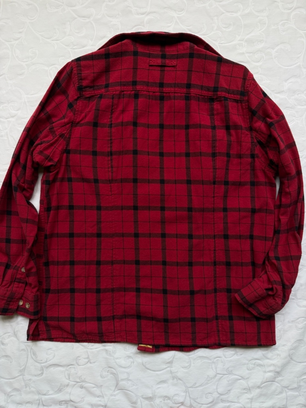Women’s Shirts Sz L Woolrich, L.L. Bean Pink, Chambray, Purple, Red Bundle - Picture 9 of 15